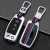 1x чехол для ключей из цинкового сплава для Ford Fiesta Focus 2 Ecosport Kuga Escape Falcon B-Max C-Max Eco Sport Galaxy с 3 кнопками, откидная крышка для ключей