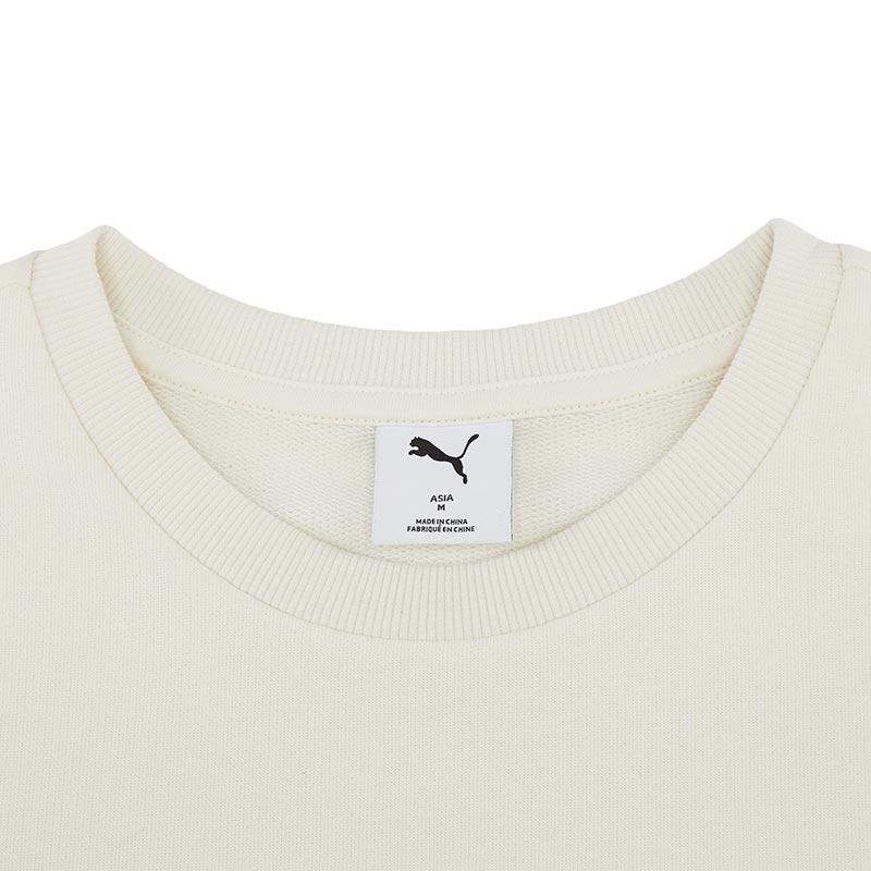 Puma Нет. 2 члена экипажа Серия TR Круглый вырез Модный пуловер Простая толстовка с длинным рукавом Унисекс толстовка 695942-91