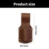 Leather Belt Hammer Holder with Steel Rings Holsters for Convenient Tool Transport Clip On Belt Hammer Holder for Work