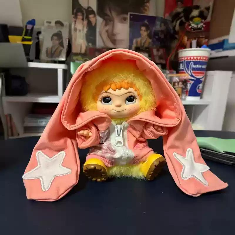 Одежда для куклы 20 см в стиле рок, креативный дизайн, модная и забавная, милая одежда Wakuku для вечеринки, игрушки для кукол, виниловая одежда для кукол