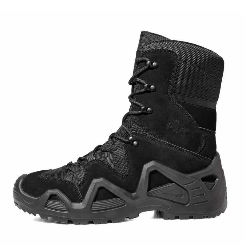 2025 Mid Cut Camouflage Mens Boots Anti-slip Warm Tactical Desert Shoes Women Trekking Mountain Outdoor Train Footwear