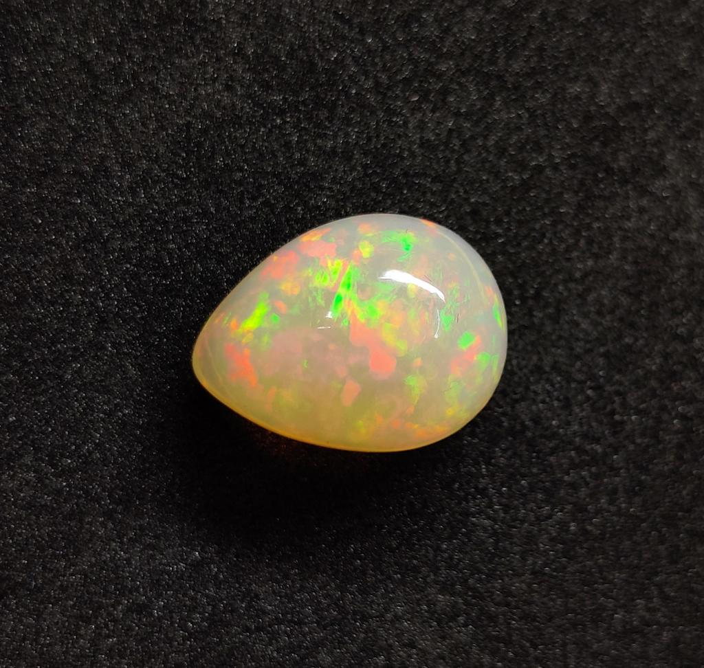 Размер кольца 16x12x10 мм, высокое качество, натуральный размер кольца, Welo Fire, эфиопский опал, кабошон, драгоценный камень, 8 карат