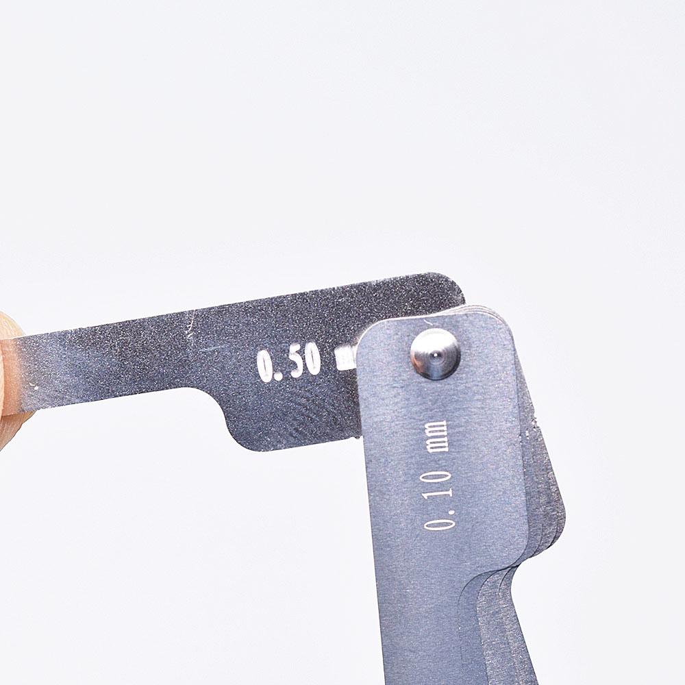 Линейка для измерения межзубных промежутков Стоматологический калибр для межпроксимальной редукции Измерение межзубного промежутка Калибр для межзубных промежутков