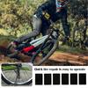 6Pcs/Sheet Bicycle Tire Repair Patch Glue-Free Universal MTB Mountain Road Bike Inner Tube Puncture