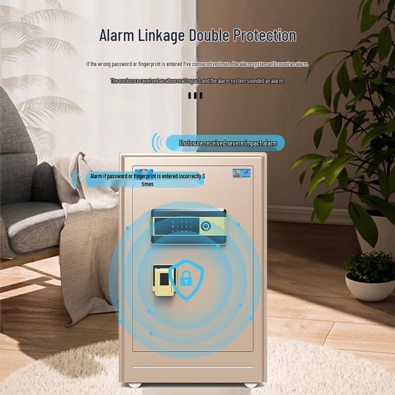 Цифровой сейф Tiger Home & Office с отпечатком пальца - 45 см