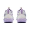 Кроссовки LiNing Youth Sports Trend Прочные и легкие кроссовки Rebound с низким верхом для бега Детские кроссовки Белый Фиолетовый YKFS098-6