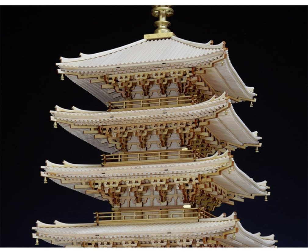 Woody Joe 1/75 Scale Daigoji Temple Five-Story Pagoda Wooden Model Assembly Kit (Building)