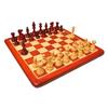 Handicrafts 18 X 18 Inch Tournament Wooden Chess Board Set with Chessmen King Size 3.75" Inlaid In PADAUK and Box Wood 32 Pieces with 2 Extra Queens