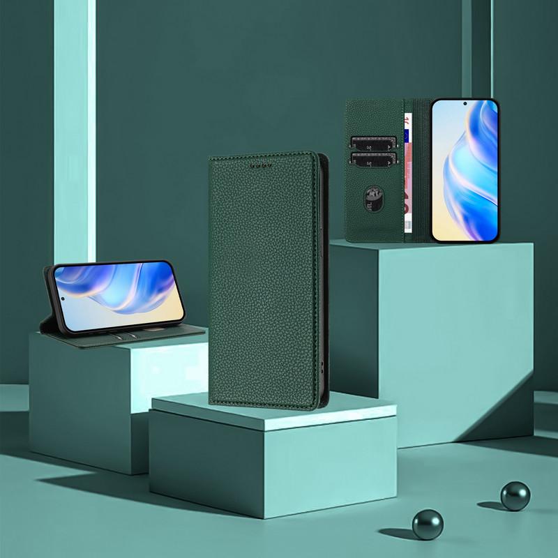 RFID Кожаный кошелек Фунда Для Xiaomi Redmi 15 5G 4G Флип Магнитная Обложка Для Redmi 15C Роскошный Чехол-книжка Redmi15 15C 15 C Etui