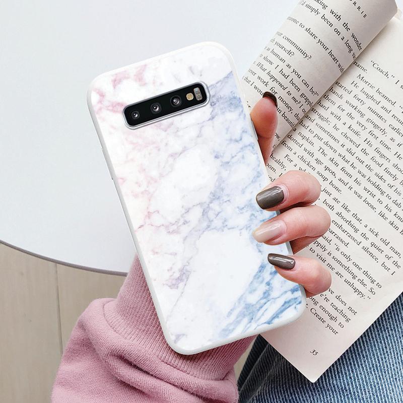 Цветной Роскошный Мраморный Чехол Для Samsung Galaxy S10 S 10 Plus S10E Fundas Мягкий ТПУ Защита Задняя Крышка Для Samsung S10 Ударопрочный