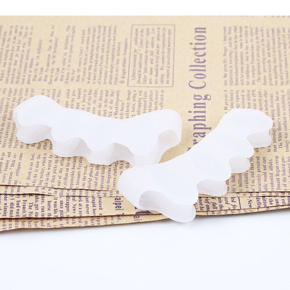 Корректор косточки большого пальца ноги Спейсер Уход за ногами Распорка Разделитель пальцев Вальгусный корректор Изделия для ортопедии пальцев Разделитель пальцев с пятью отверстиями