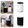 Sturdy Kitchen Utensil Holder with Rotatable Designs Wood Base for Easy Access Large Capacity Chopstick Storage Holder