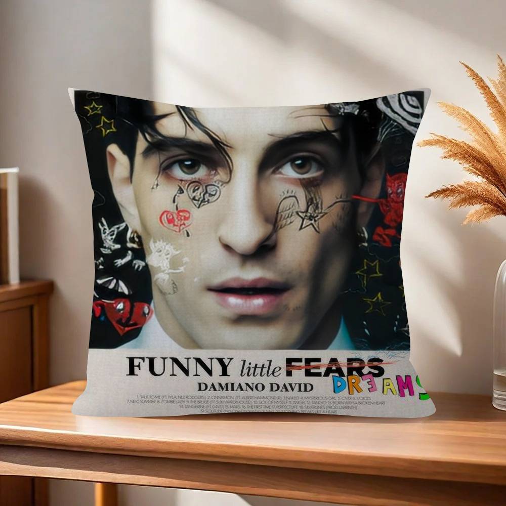 Rock Singer DDamiano David Cushion Cover Decorative Pillow Sofa Home Decor case pillow cases