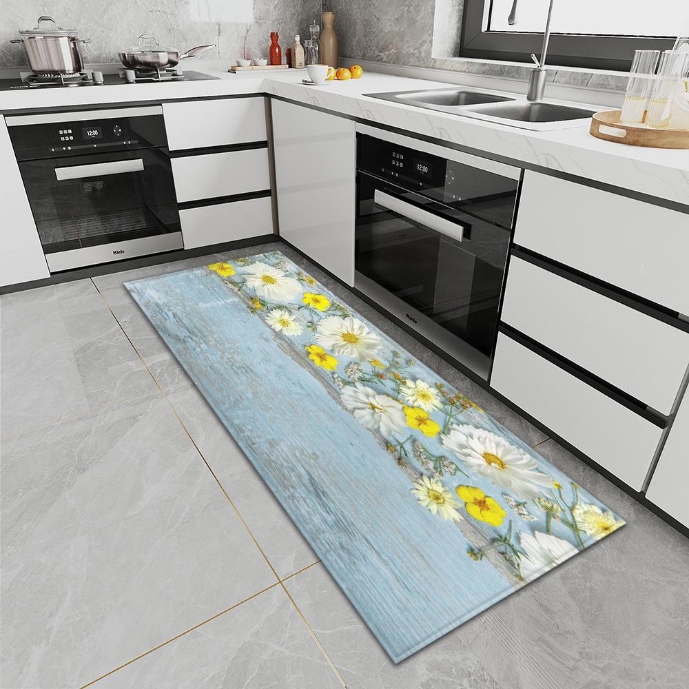 Коврик для кухни, коврик для входной двери, ковер для спальни, коридора, ванной комнаты, нескользящий пол, ковер с рисунком для гостиной