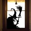 Halloween Door Window Decoration Sticker Scary Witch Ghost Horror Party Supplies Window Decoration Static PVC Wall Stickers