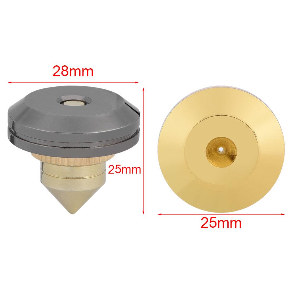 4 шт. шипы для изоляции динамиков, подставки, ножки для динамиков HiFi, усилителей, CD, конусные основания, прокладки 28x25 мм