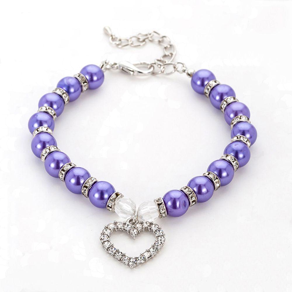 Elegant Pearl Necklace Cat and Dog Jewelry Pet Accessories Pendants Necklaces Collar Pet Collar