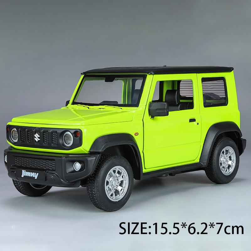 New 1:24 Simulation Alloy Car Model Die-cast Metal Off-road Vehicle Car Model Sound and Light Simulation Collection Ornaments Children's Toys Gift