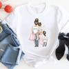 (Asian Size) T Shirt Women Print Tee Top Mom Sweet Love Cute 90s Fashion Female Clothing Short Sleeve Graphic T-shirts