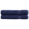 VidaXL Premium Quality Towels 2 Pcs, Shower Towels, Bath Sheets, Guest Towels for Toilet, Blue 137269