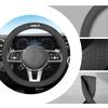 BXAOK1 keyring Diamond Steering Wheel Cover Universal Durable Leather Cover Anti-Slip Veins Design for KIA K3 K5 Sportege PicantoOptima