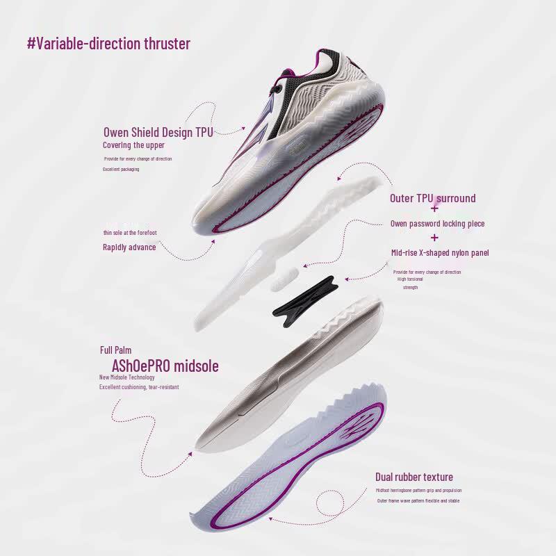 Anta KAI SPEED 2 Kyrie Irving Pioneer 2 Низкие Баскетбольные Кроссовки