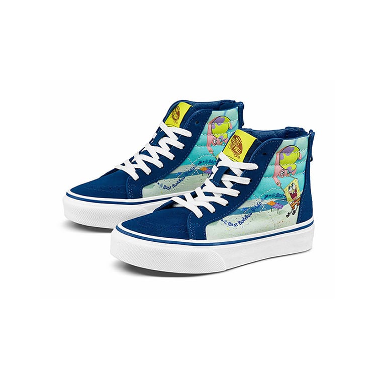 Vans Sk8 SpongeBob SquarePants X -Hi Zip Kids 'Best Buddies 4 Life' VN0A4BUXYZ0