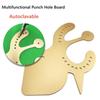 1 Piece Multifunctional Dental Rubber Dam Punch Hole Board Rubber Dam Instrument Stainless Steel Teeth Whitening Tool