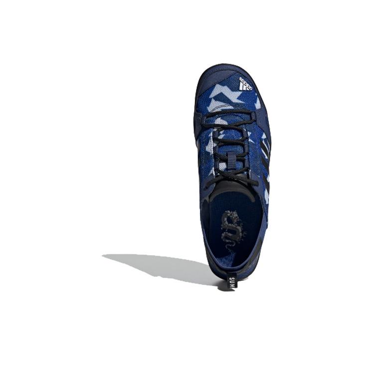 adidas Удобная Нескользящая Прочная Повседневная Обувь с Низким Верхом Мужские кроссовки Синий Камуфляж FW4866