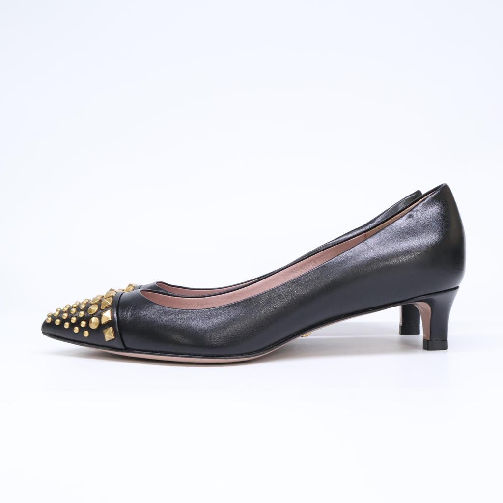 Gucci 353727 Studs Pumps/ Shoes 34 blackUsed