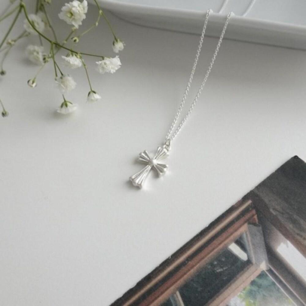 [Pretty] Cross Necklace (14138176)