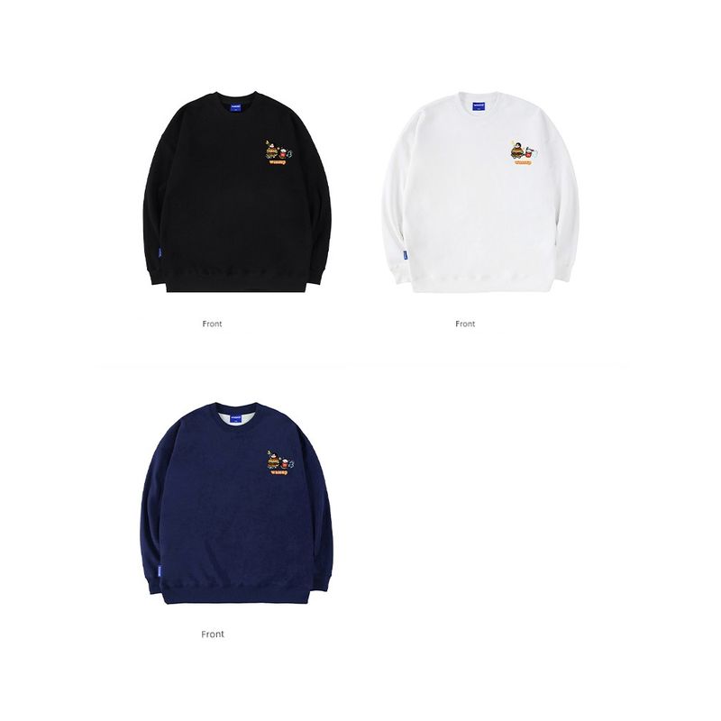 Wassup Cartoon Shin-Chan Heavyweight Sweatshirt for Men and Women, Spring and Autumn 2025 New Style, Loose Casual Couple's Base Layer Top