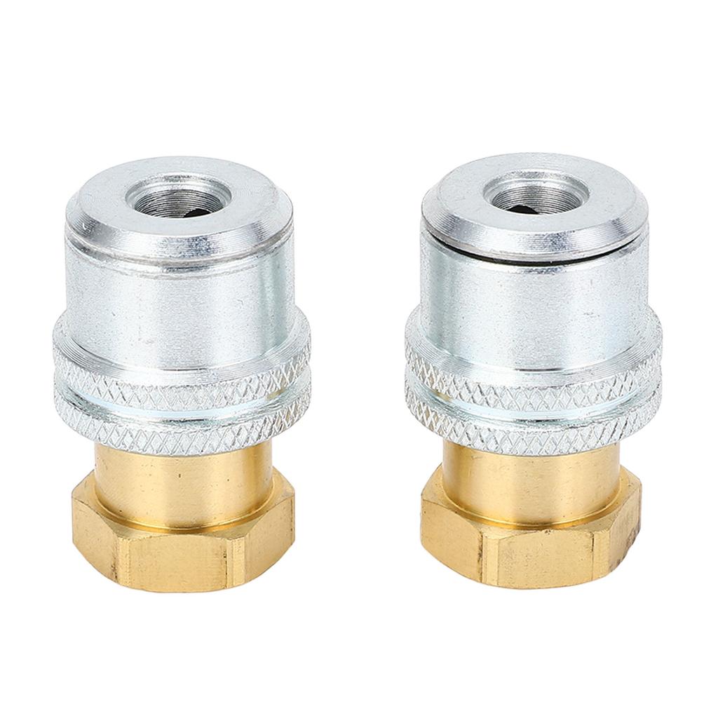 2Pcs Lock On Air Chuck 1 4FNPT 150PSI Closed Flow Tire Chuck Brass Metal Alloy Tire Air Chuck for Tire Air Compressor