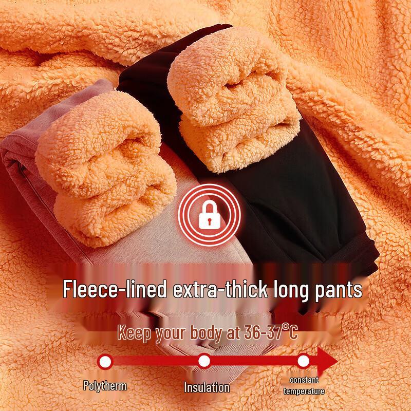 JEANSWEST LIFE Мужские теплые спортивные брюки на подкладке из шерпы