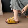 2025 Summer New Internet Celebrity Explosion Non-slip Thick-soled Slippers Women Wear Light Casual Versatile Height-enhancing Cool Slippers