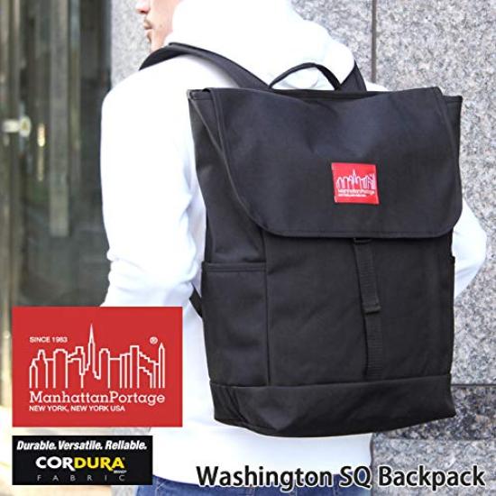 Официальный рюкзак Manhattan Portage Washington SQ MP1220 BLK (черный)