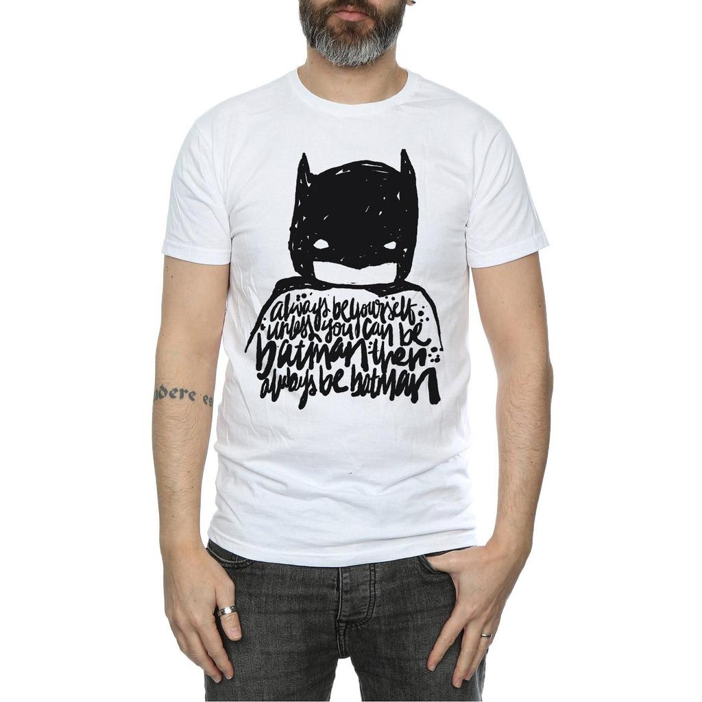 DC Comics Mens Batman Always Be Yourself T-Shirt