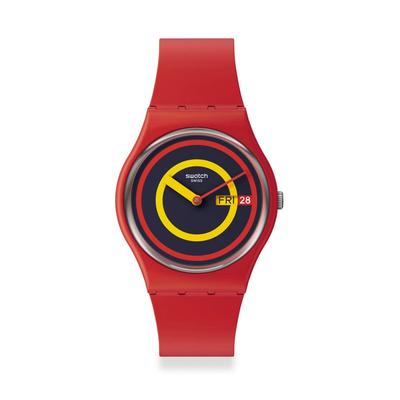 Часы SWATCH CONCENTRIC RED ЯНВАРСКАЯ КОЛЛЕКЦИЯ SO28R702 Красный [Swatch]