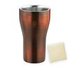 Tumbler Stainless Steel Double Structure Bronze Finish 300ml Made In Japan Eco Bag Made In J-kitchens 18/8 Copper-Plated (Includes Vietnam)