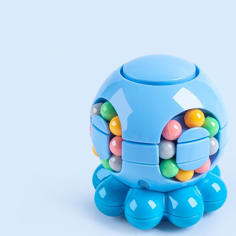 Волшебный кубик-боб для пальцев, вращающаяся игрушка для снятия стресса для взрослых, детей, антистресс, снятие тревоги, кубик-непоседа, подарки, игрушки-головоломки