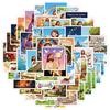 50 Cartoon Character Waterproof Stickers for Water Bottles, Phones, Laptops, and Suitcases
