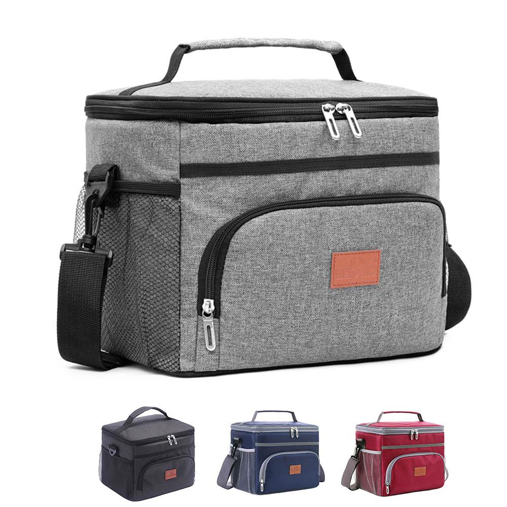 15L Picnic Bag Lunch Box For Men Women Portable Soft Lunchbox Leakproof With Adjustable Shoulder Strap For Work Picnic Travel