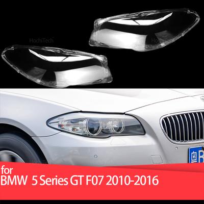 2 шт./2 пары Накладки на фары автомобиля для BMW 5 серии F10 F18 528i 530i 535i 2010-2017 Абажур Яркий корпус Крышки линз фар