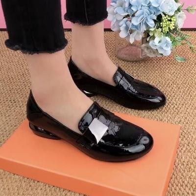 Мода Мода Универсальная Женская Обувь Весна Новая Обувь на Плоской Подошве Удобные Нескользящие Лоферы Простая Женская Повседневная Обувь на Мягкой Подошве Zapatosdemujer