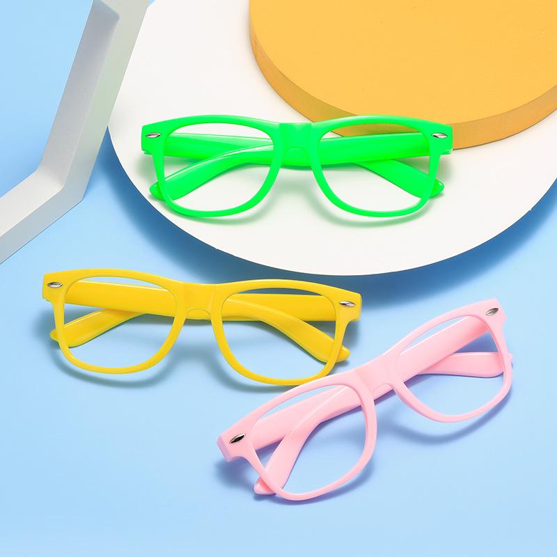 Корейская версия детской оправы для очков без линз, симпатичные детские очки с маленькими ивовыми гвоздями для мальчиков и девочек, модная детская оправа для очков