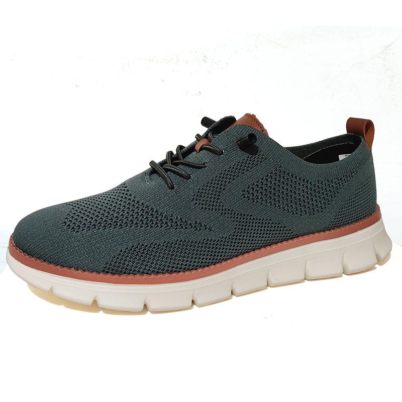 Fashion 2024 New Men's Mesh Breathable Sneakers Fashion Lace Up Casual Running Shoes Outdoor Sports Shoes Zapatos Mujer Tendencia