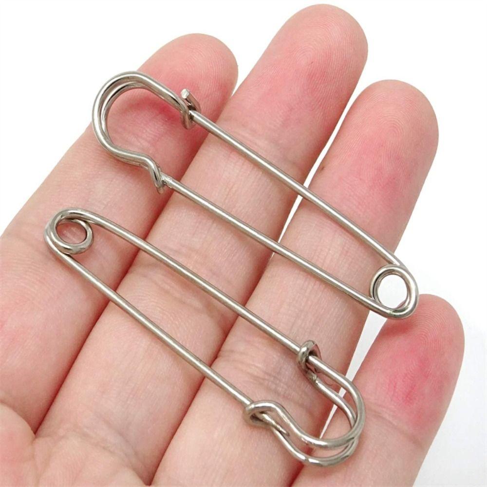 Accessories Silver DIY Craft Jewelry Sewing Tools Safety Pins Small Brooch Large Safety Pin Needles