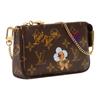 Louis Vuitton Pochette Accessoires Monogram Coated Canvas Mini Shoulder Bag Women Shoulder Bag Brown M15328