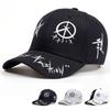 Summer Graffiti Unisex Letter Pattern Printing Snapback Baseball Caps Spring Autumn Outdoor Adjustable Casual Hats Sunscreen Hat
