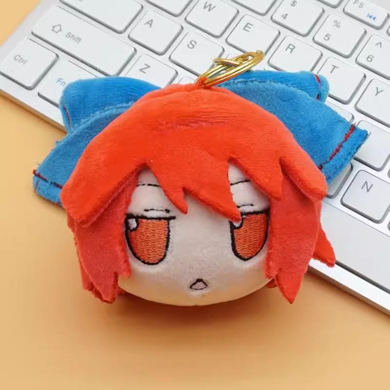 Fumo Hata no Kokoro Plush Toy Anime Touhou Project Japanese Game Stuffed Doll Soft Character with Removable Mask Kids Fans Gifts